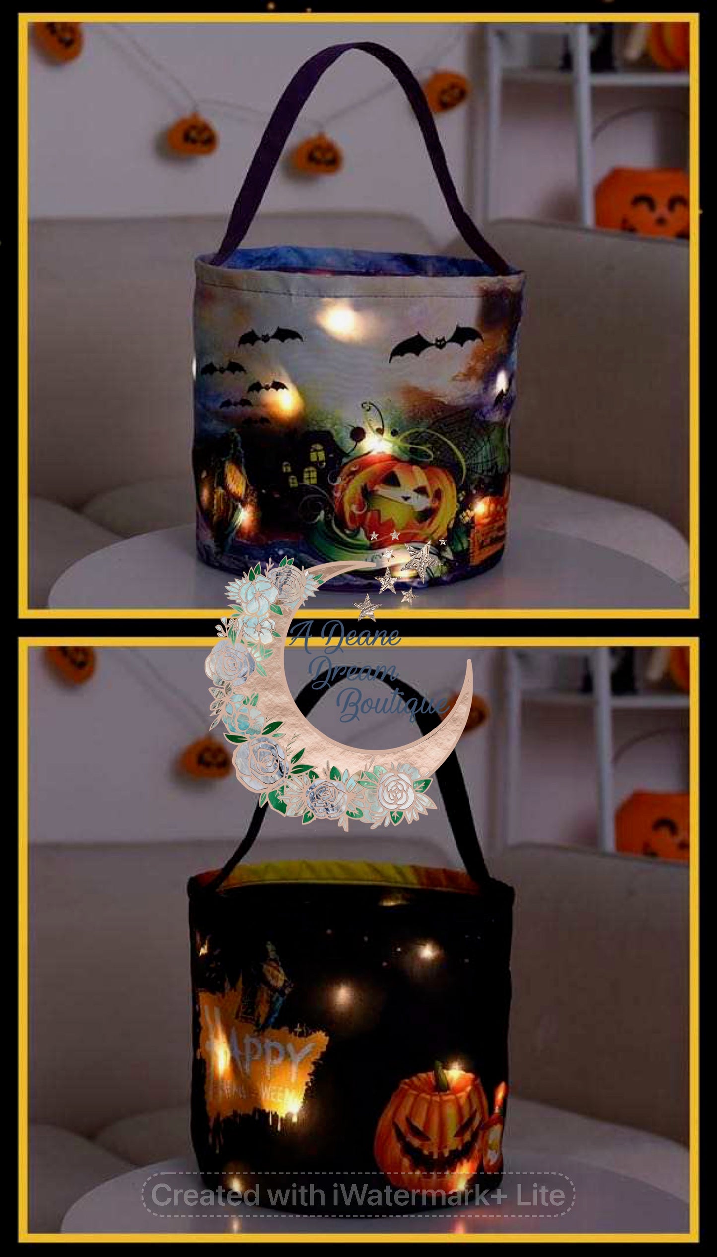 Preorder Led Lighted Halloween Buckets