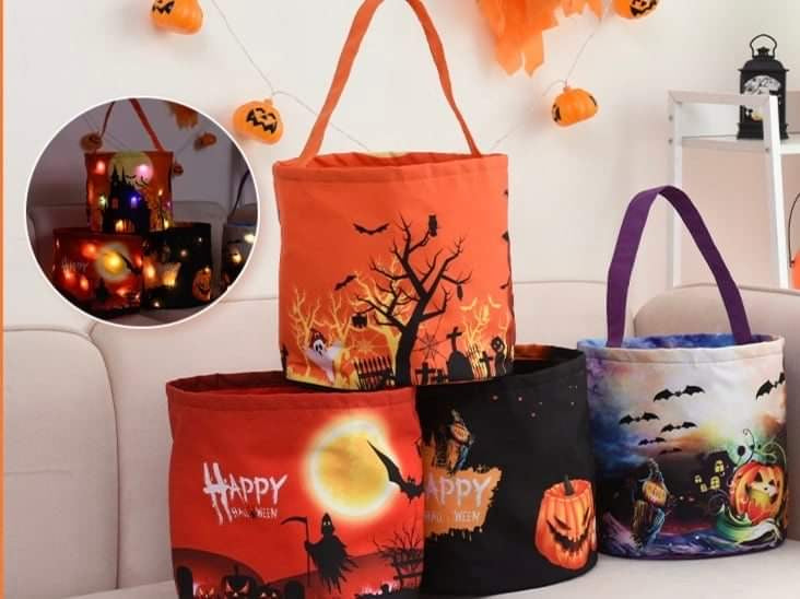 Preorder Led Lighted Halloween Buckets