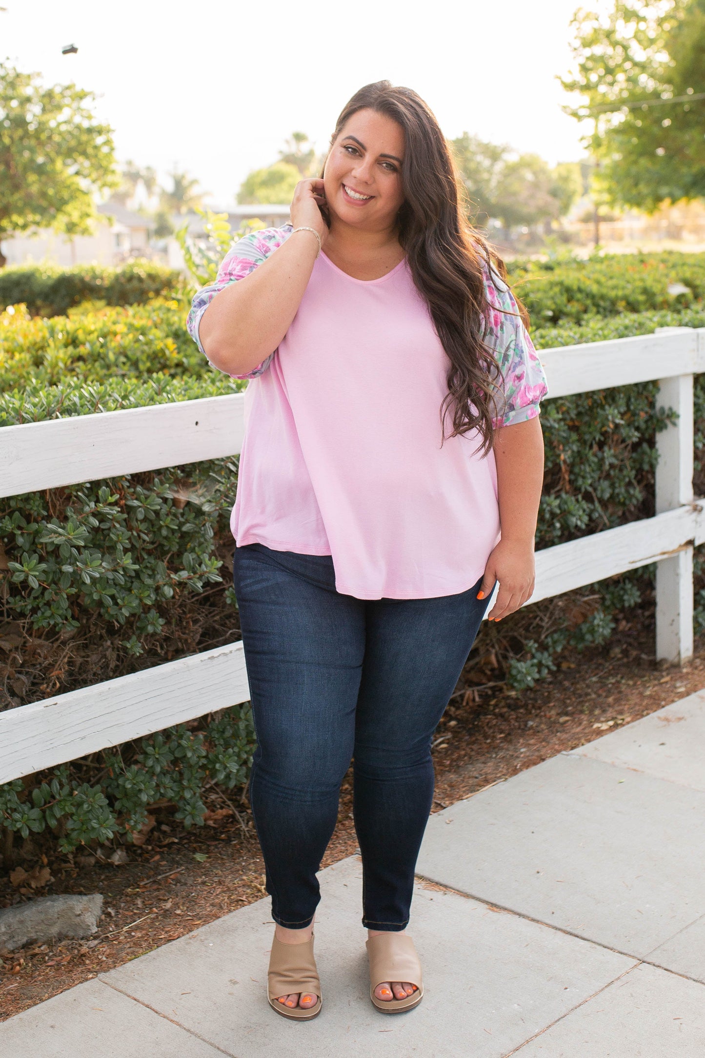 Pretty In Pink Raglan