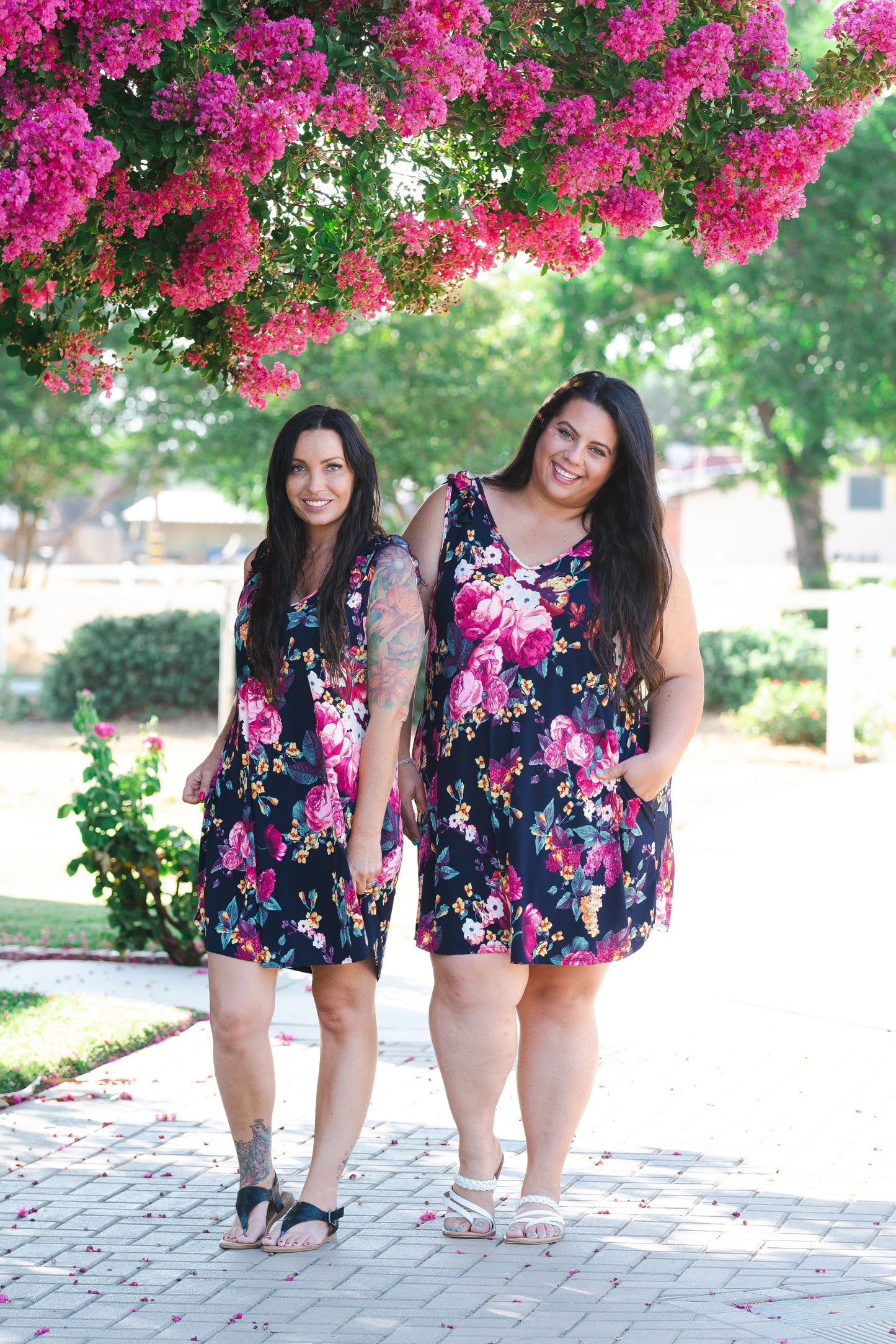 Pretty As a Flower Swing Dress