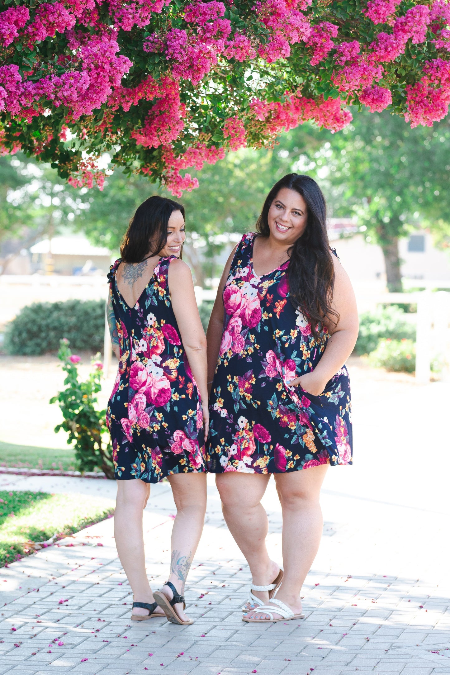 Pretty As a Flower Swing Dress