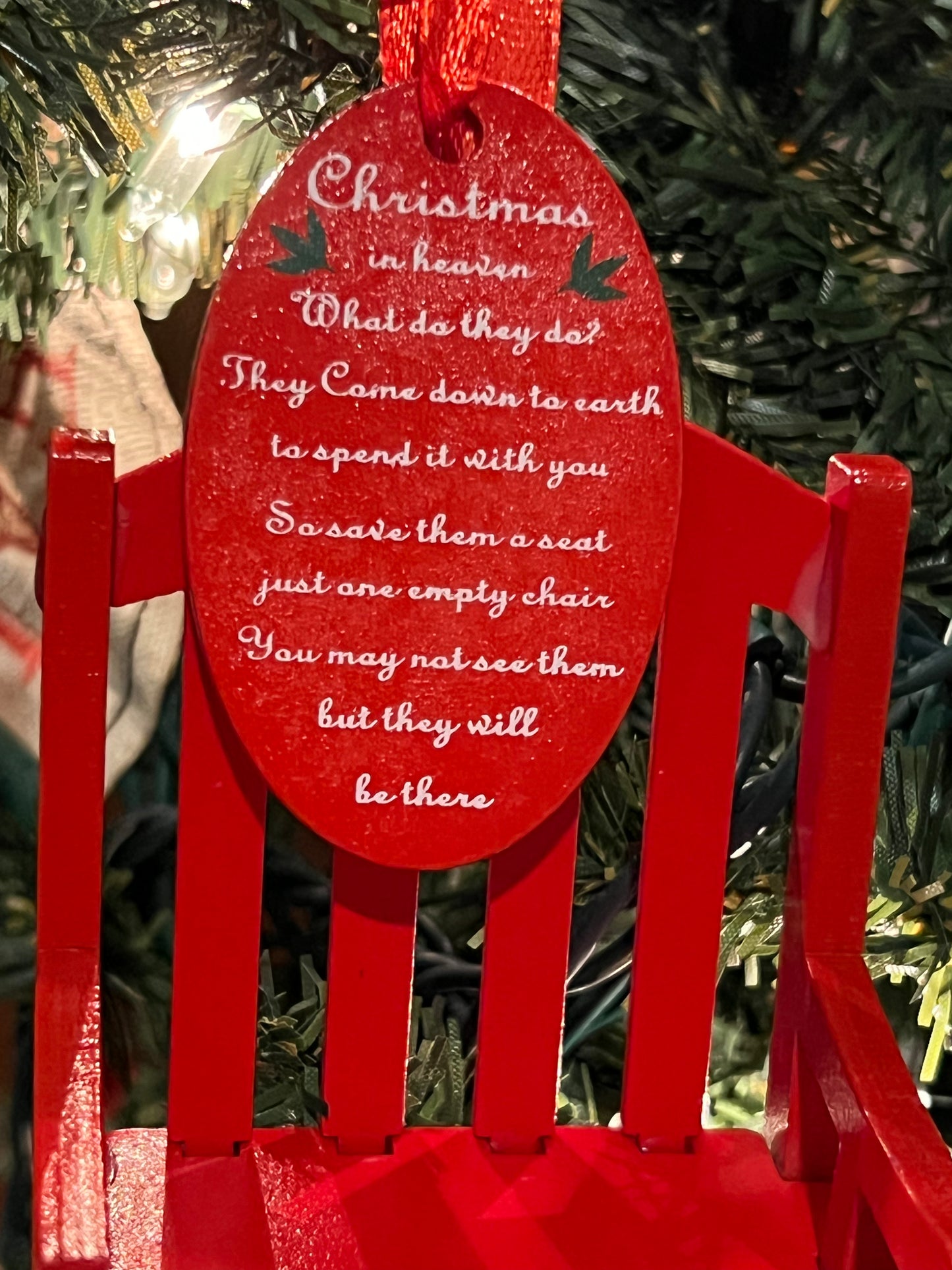 Christmas in Heaven Chair