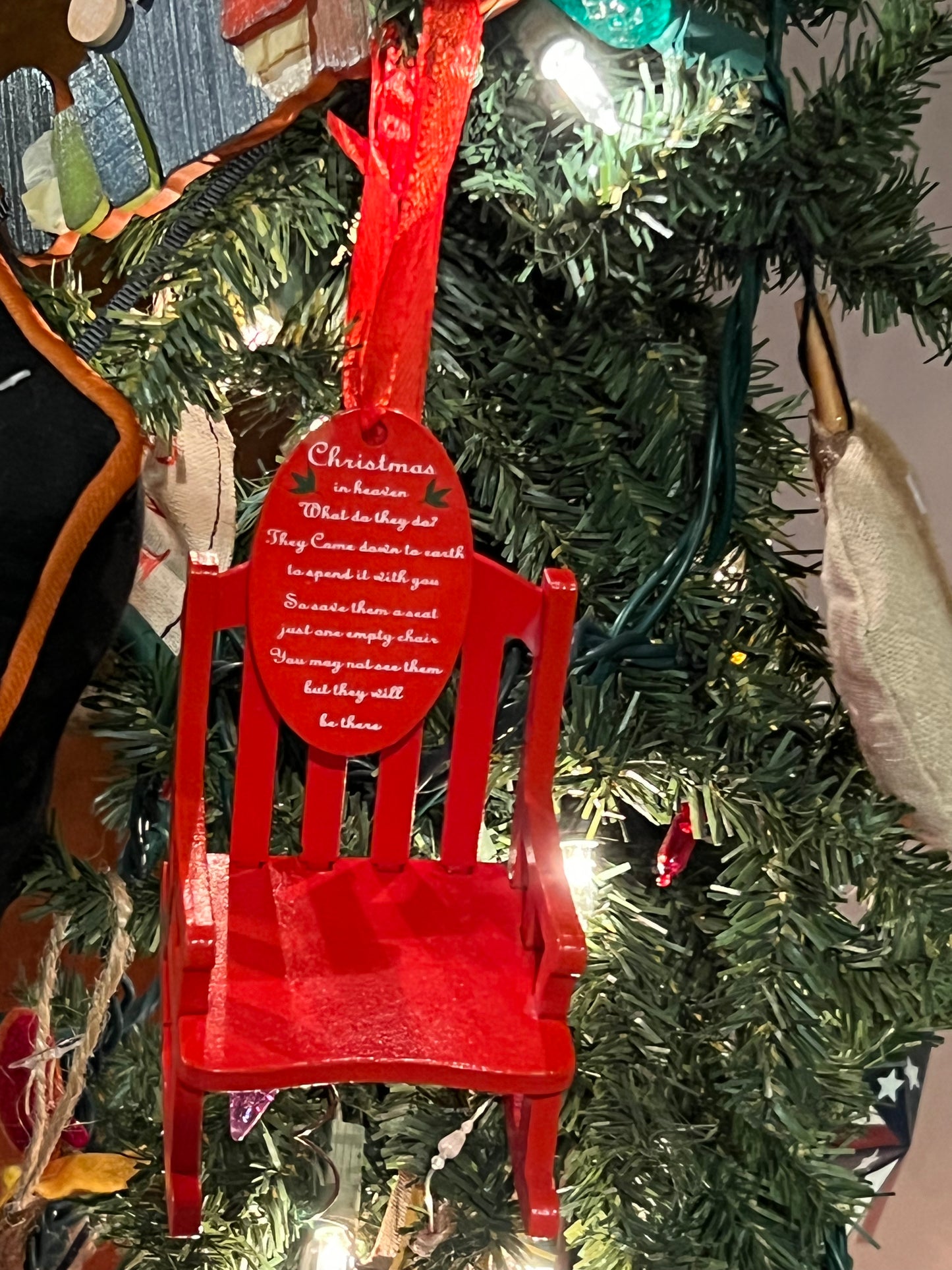 Christmas in Heaven Chair
