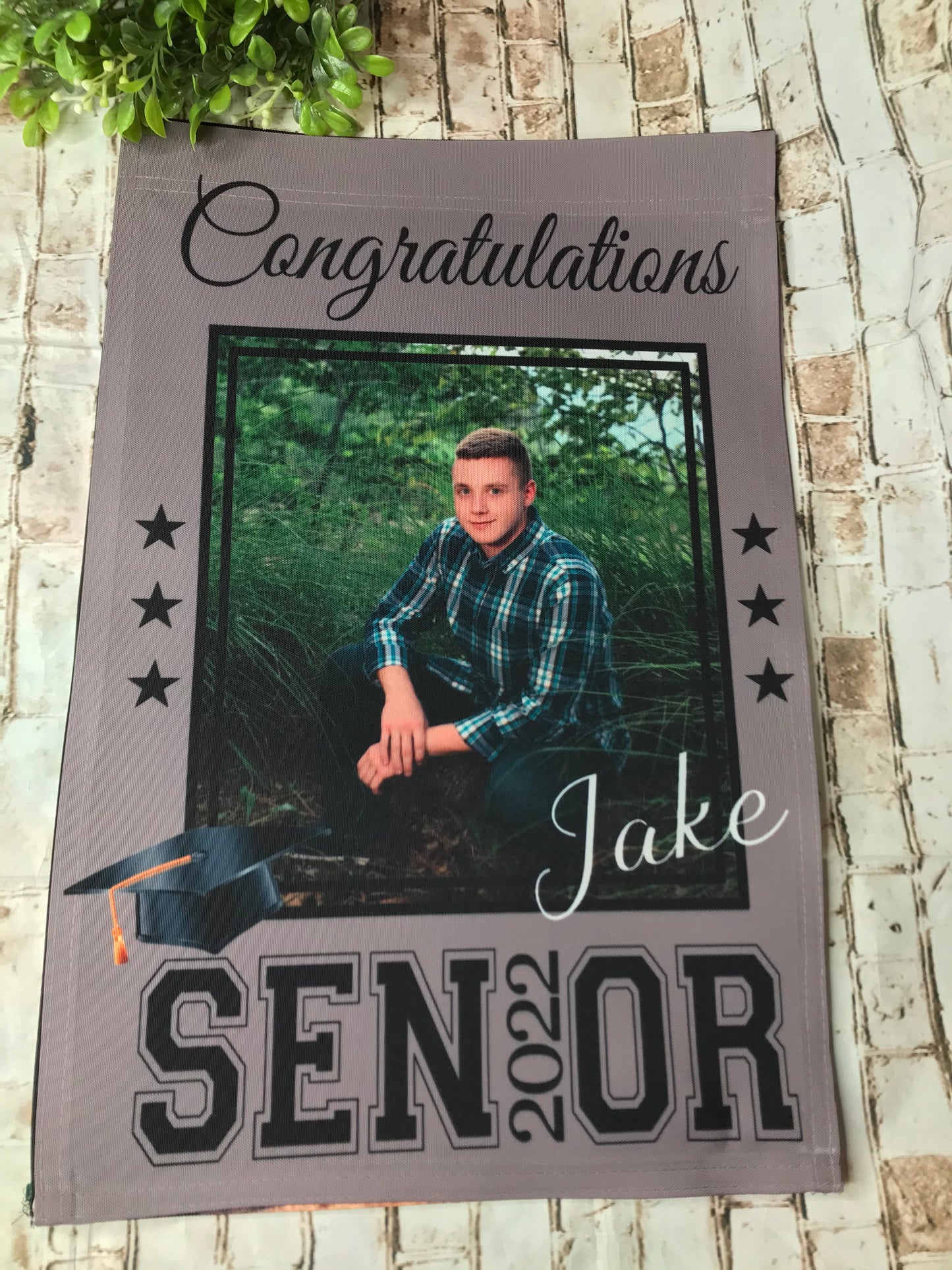 Senior Graduation Garden Flag