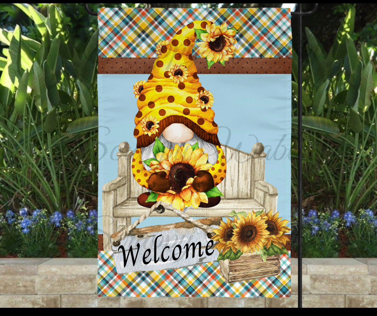 Welcome Gnome Sunflowers