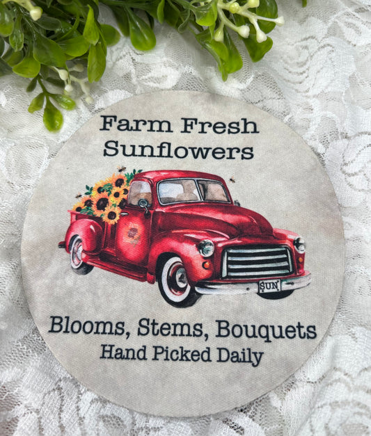 Farm Fresh Sunflowers Lid Opener
