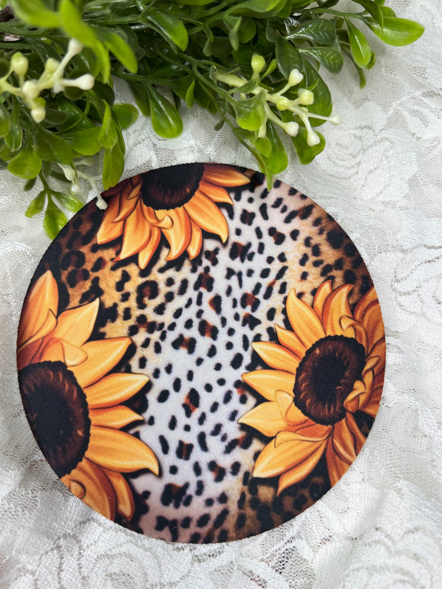 Leopard and Sunflowers Lid Opener