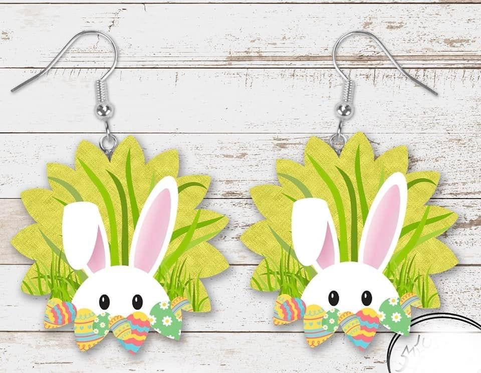 Peek A Boo Bunny Earrings