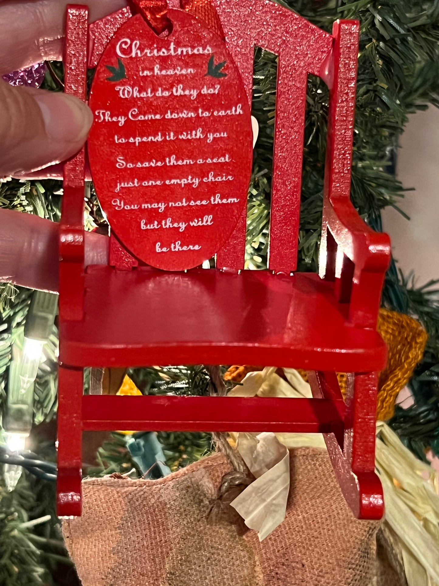 Christmas in Heaven Chair