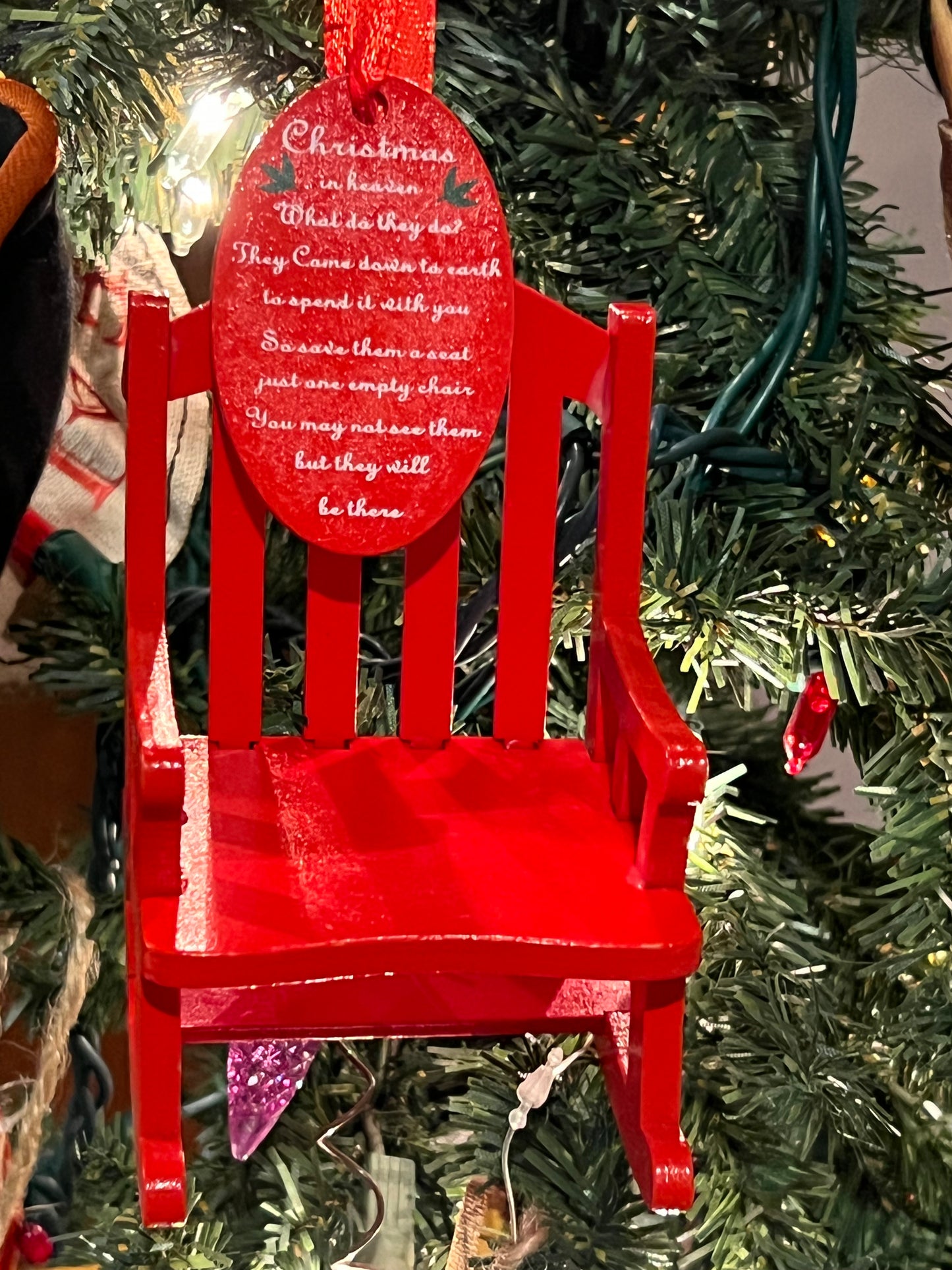 Christmas in Heaven Chair