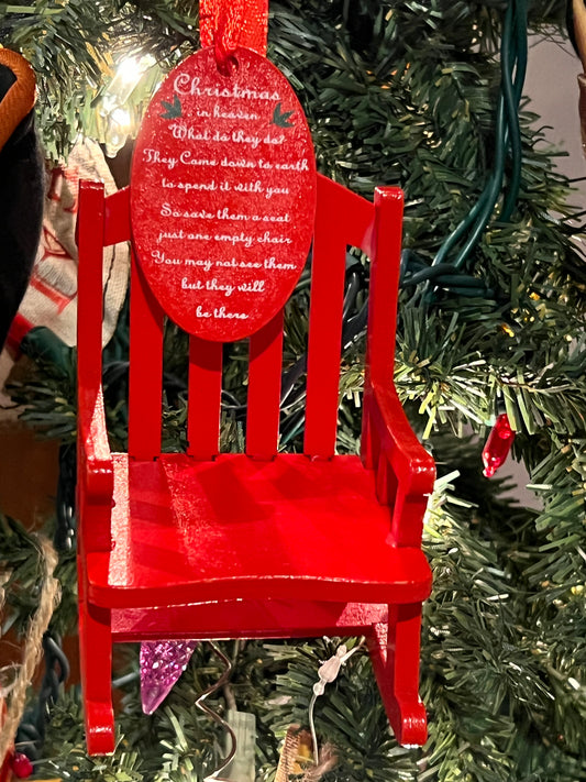 Christmas in Heaven Chair